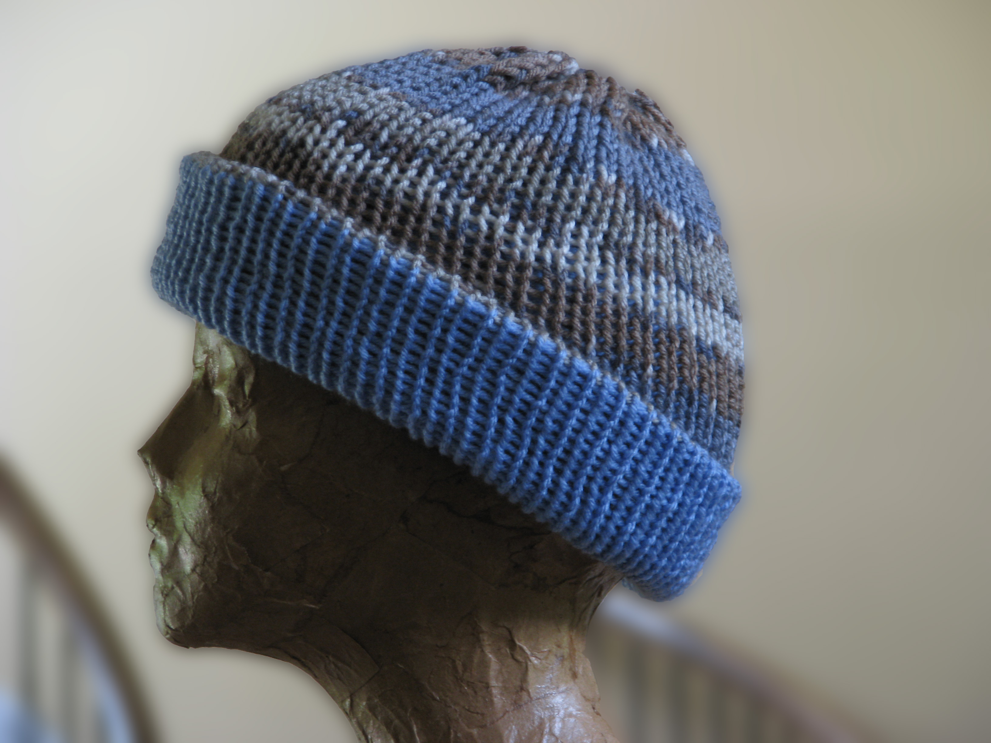 Reversible Hat: Crochet, Knit, Loom Knit or Addi Express